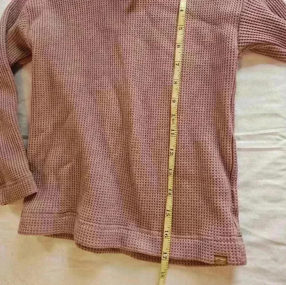 Cozy Waffle Knit Turtleneck Pullover - L.L. Bean - Picture 6 of 8